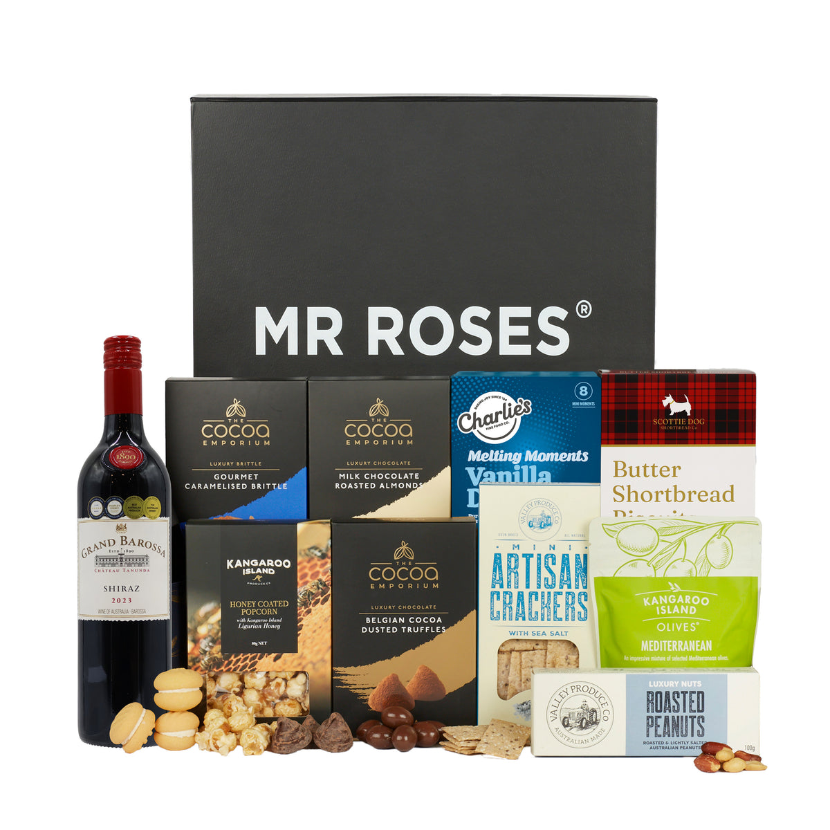 Mr Roses Finest Fare & Red Wine Hamper