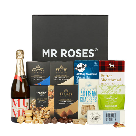 Mr Roses Finest Fare with Mumm Sparkling Hamper