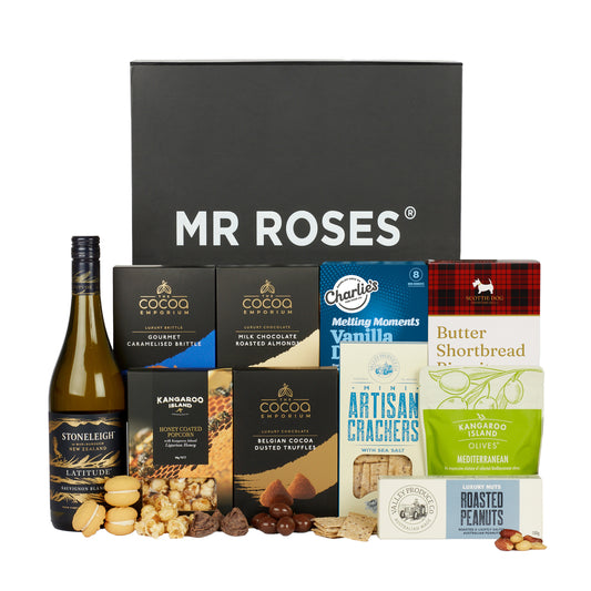 Mr Roses Finest Fare & White Wine Hamper