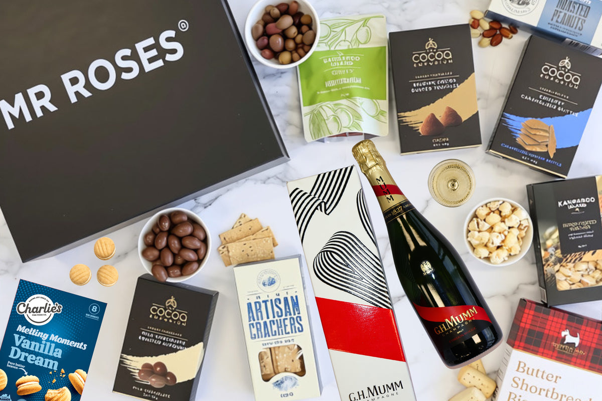 Mr Roses Finest Fare with G.H.Mumm Champagne Hamper