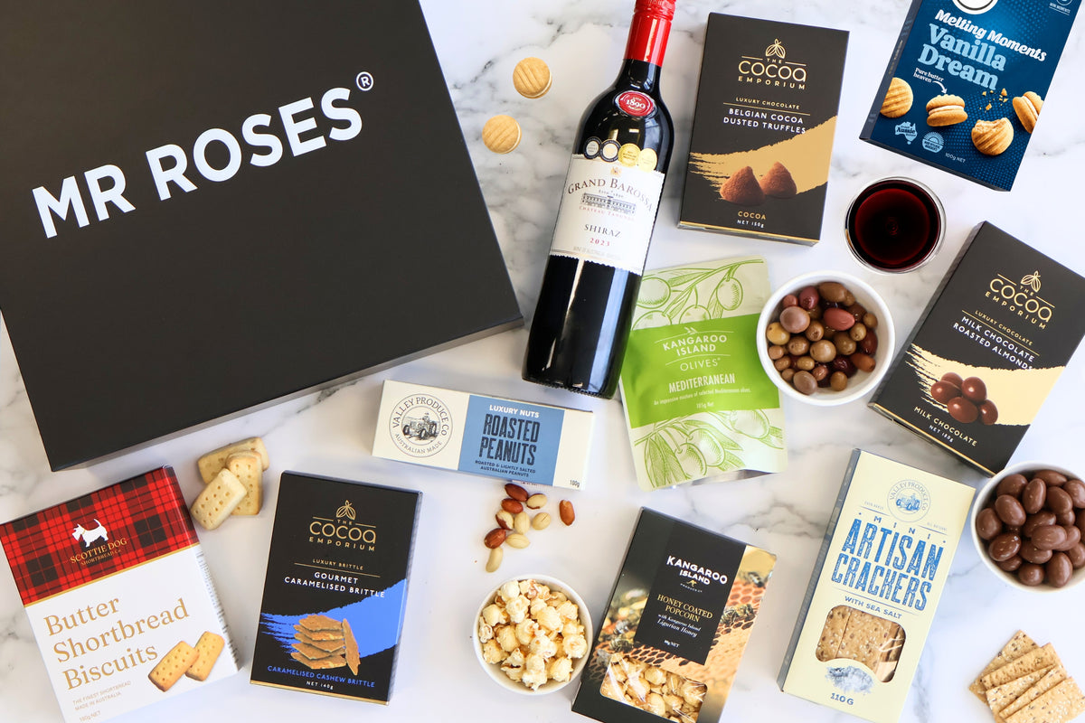 Mr Roses Finest Fare & Red Wine Hamper