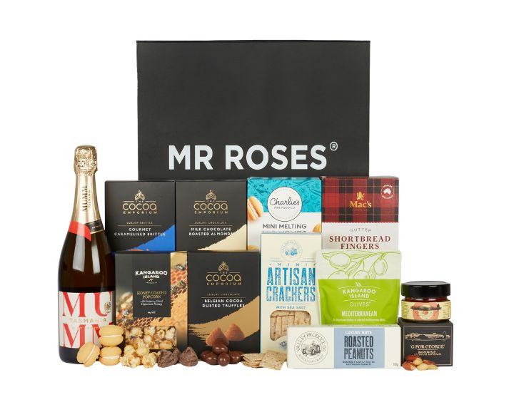 Mr Roses Finest Fare with Mumm Sparkling Hamper