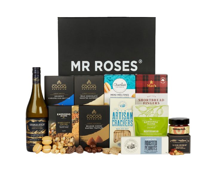 Mr Roses Finest Fare & White Wine Hamper