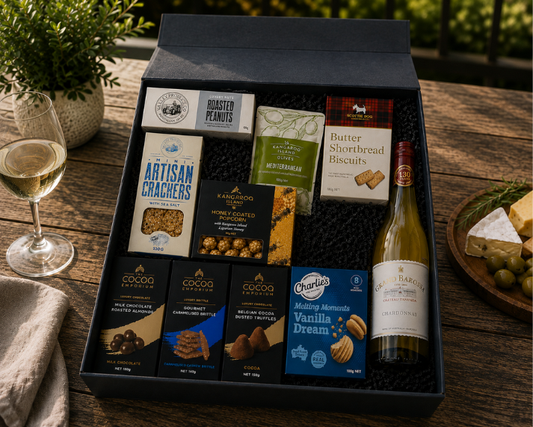 Mr Roses Finest Fare & White Wine Hamper